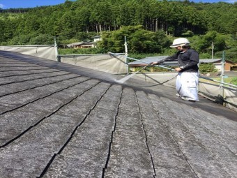 屋根 高圧洗浄