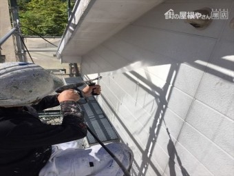 外壁 高圧洗浄状況