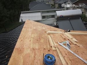 構造用合板貼り