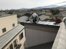 鋼板張り完了