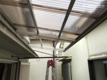 波板仮撤去状況