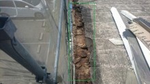 東ケラバ下地腐食状況