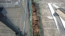 東ケラバ下地腐食状況