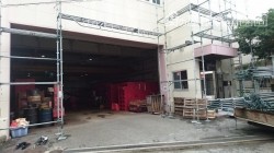 正面足場詳細