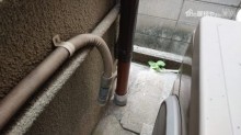 竪樋破損部改修