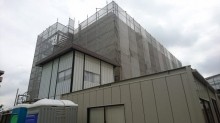 西・南面養生シート