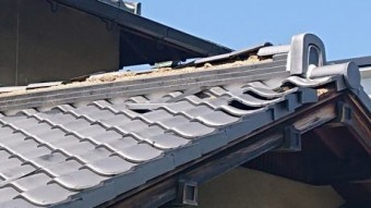 昨秋の2度の台風被害状況
