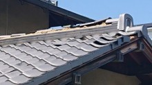 昨秋の2度の台風被害状況