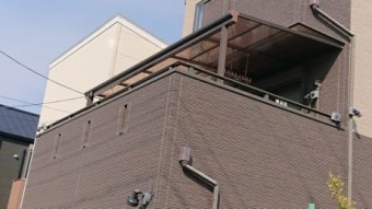 ポリカー平板復旧完了