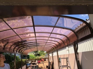 カーポート屋根 完了