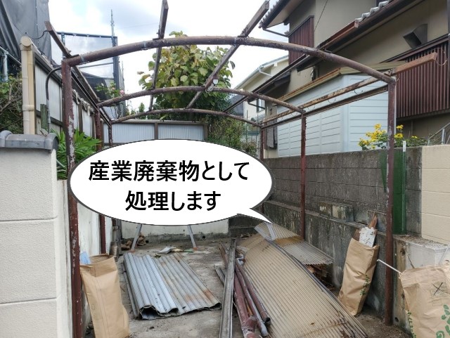 堺市南区にて老朽化したシャッターの交換工事｜防犯性が強化され、美観 