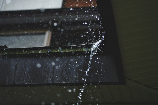 雨樋のオーバーフロー