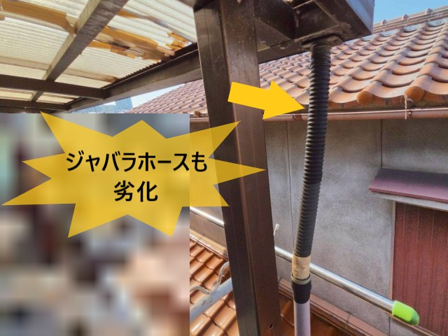 ジャバラホース劣化