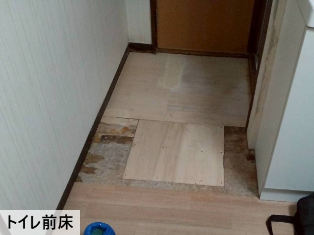 トイレ前床