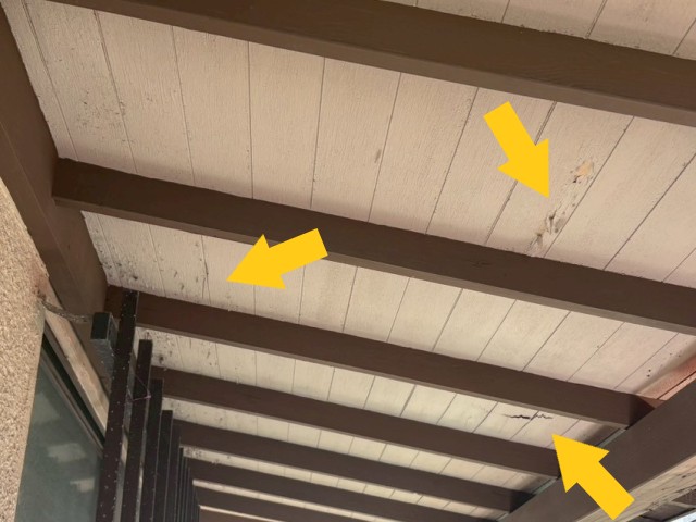 ピーリング材のめくれ