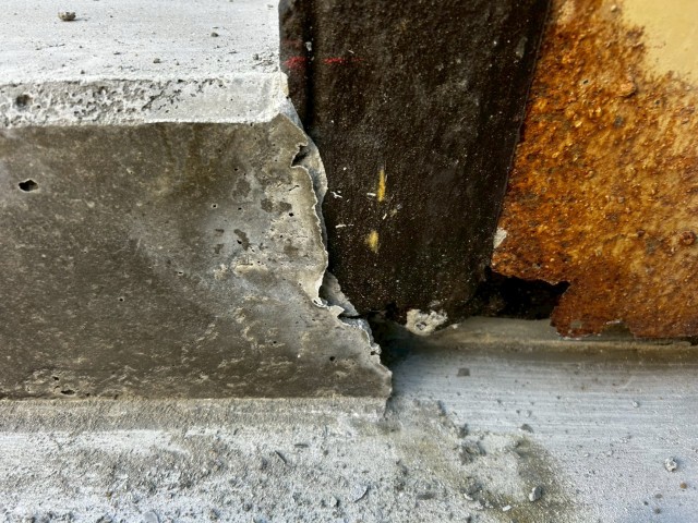 モルタル補修前