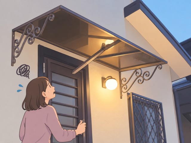 勝手口　イラスト