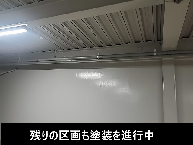 区画ごとの塗装工事