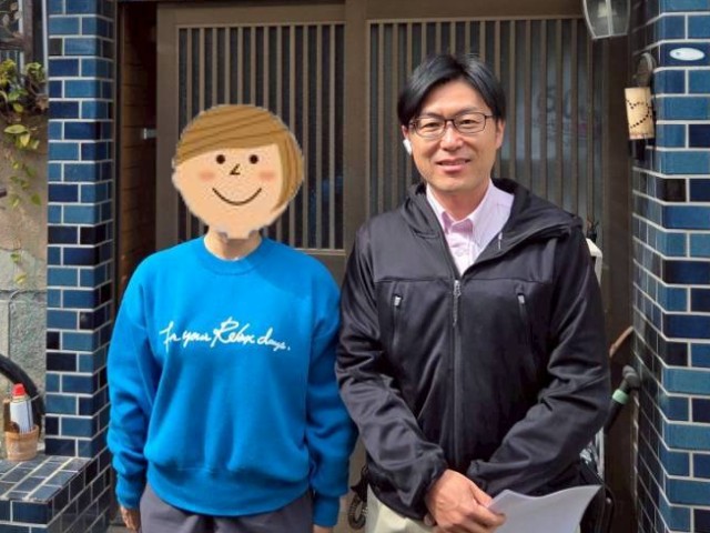 和泉市にて転倒した地デジアンテナの移設工事を行ったA様「火災保険手続きもスムーズでした」とお喜びの声