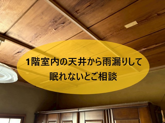 天井から雨漏り相談