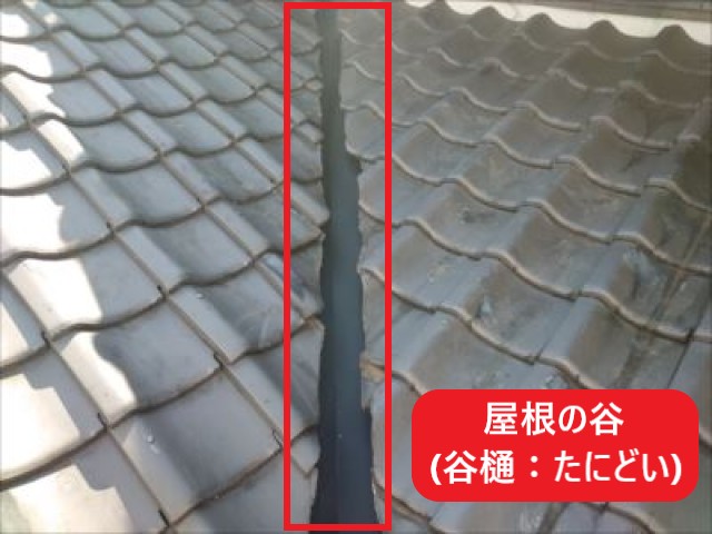 屋根の谷　谷樋
