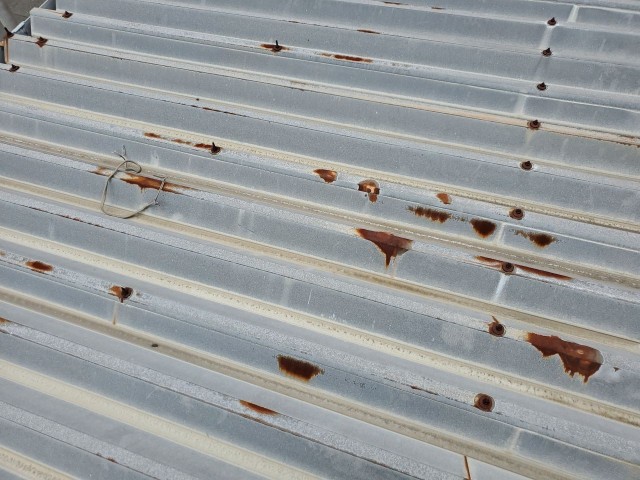 折板屋根 屋根塗装施工前