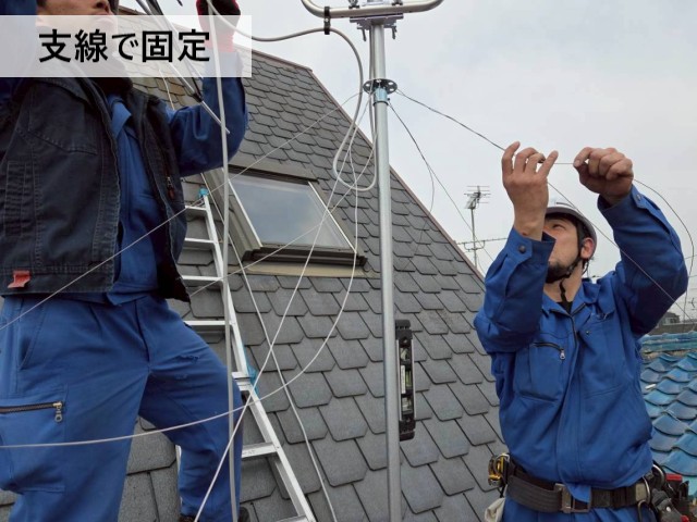 支線で固定