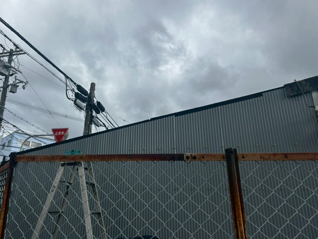 既存スレート撤去