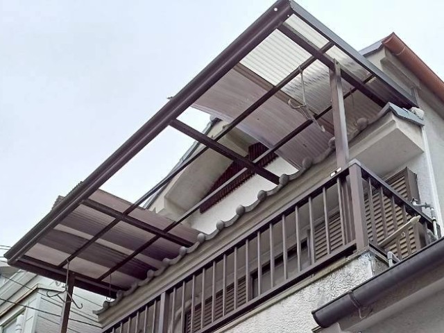 波板　施工前