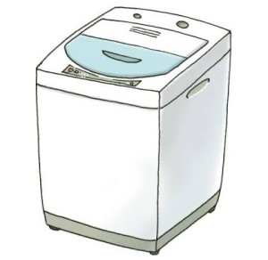 洗濯機　イラスト