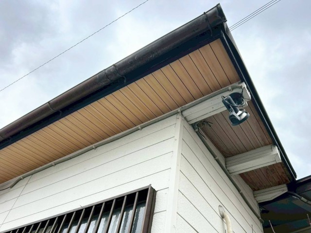 軒天張り替え後