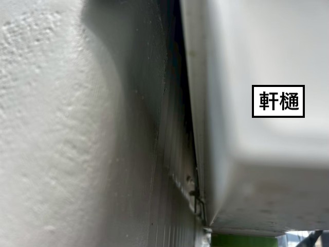 軒樋裏