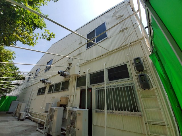 通路テントシート撤去後