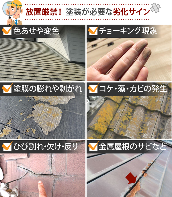 放置厳禁!塗装が必要な劣化サイン